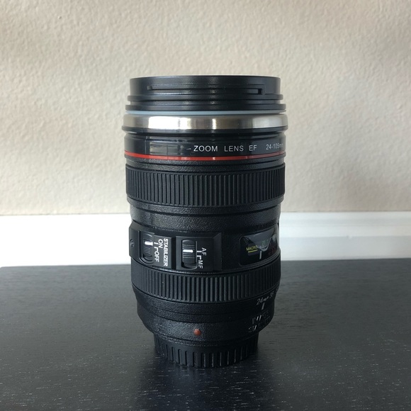 NEW Camera Lens Stainless Steel Mug - Picture 2 of 5